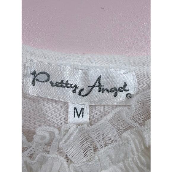 Pretty Angel Mini Dress in White Size Medium - Picture 7 of 7